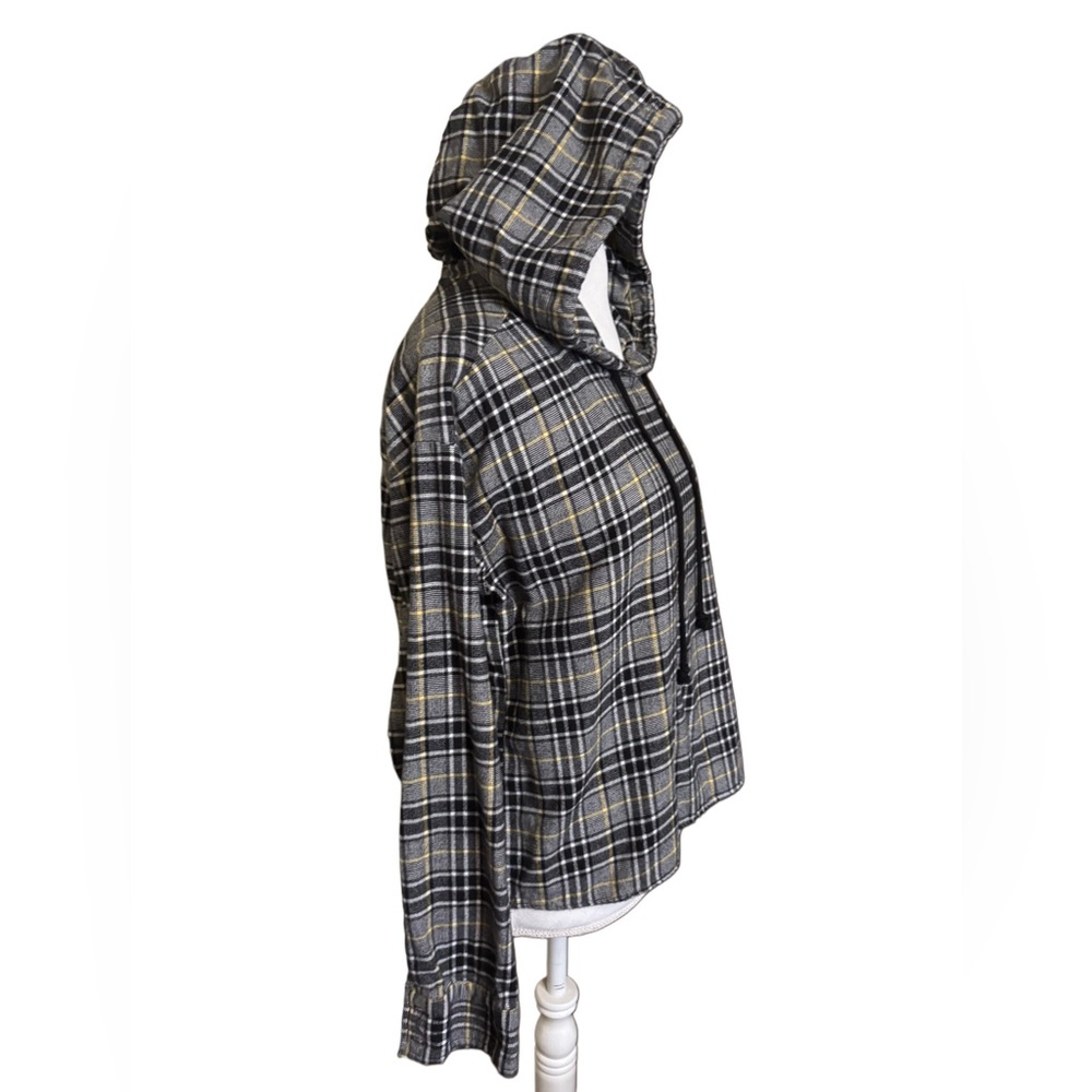 Hot Topic Flannel Hoodie Size M - Picture 3 of 7